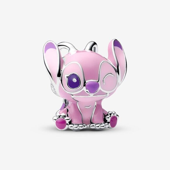 Women's Purple Sterling Silver Sparkle Disney's Beloved Lilo & Stitch Charm - Picture 3 of 5